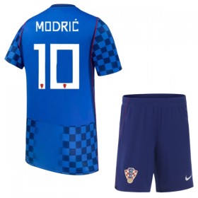 Camisola Croácia Modrić 10 Criança 2º Equipamento Mundial 2026 Manga Curta