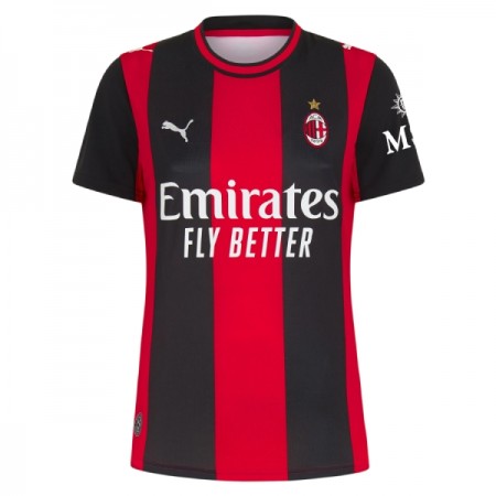 Camisola AC Milan Mulher 1º Equipamento 2026-27 Manga Curta
