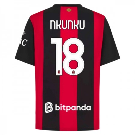 Camisola AC Milan Nkunku 18 1º Equipamento 2026-27 Manga Curta