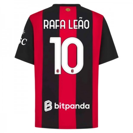 Camisola AC Milan Rafael Leao 10 1º Equipamento 2026-27 Manga Curta