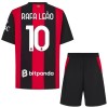 Camisola AC Milan Rafael Leao 10 Criança 1º Equipamento 2026-27 Manga Curta