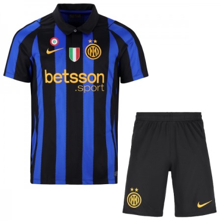 Camisola Inter de Milão Criança 1º Equipamento 2026-27 Manga Curta