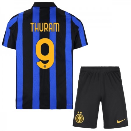 Camisola Inter de Milão Thuram 9 Criança 1º Equipamento 2026-27 Manga Curta