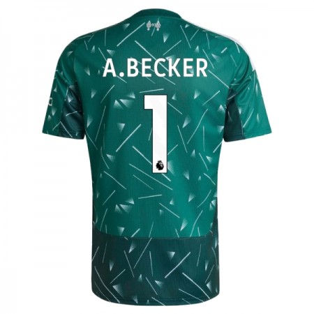 Camisola Liverpool A. Becker 1 Guarda Redes 1º Equipamento 2026-27 Verde Manga Curta