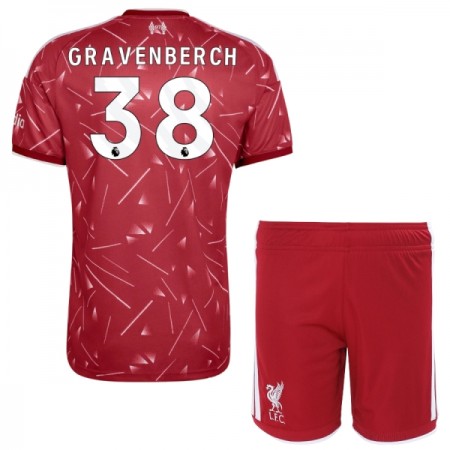 Camisola Liverpool Gravenberch 38 Criança 1º Equipamento 2026-27 Manga Curta