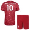 Camisola Liverpool Mac Allister 10 Criança 1º Equipamento 2026-27 Manga Curta