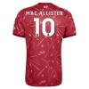 Camisola Liverpool Mac Allister 10 Criança 1º Equipamento 2026-27 Manga Curta