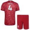Camisola Liverpool Virgil 4 Criança 1º Equipamento 2026-27 Manga Curta