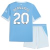 Camisola Manchester City Bernardo 20 Criança 1º Equipamento 2026-27 Manga Curta