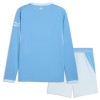 Camisola Manchester City Criança 1º Equipamento 2026-27 Manga Comprida