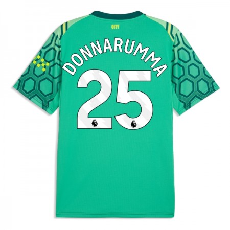 Camisola Manchester City Donnarumma 25 Guarda Redes 1º Equipamento 2026-27 Verde Manga Curta