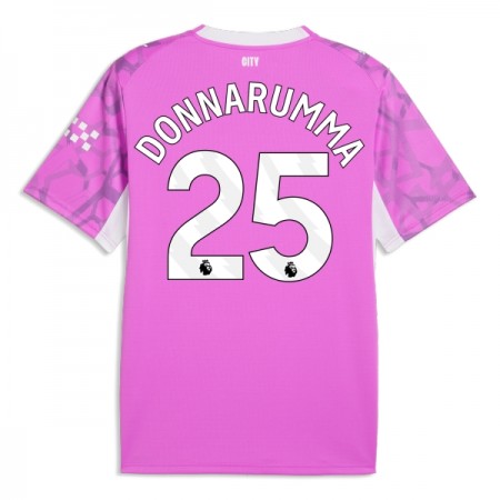 Camisola Manchester City Donnarumma 25 Guarda Redes 2º Equipamento 2026-27 Rosa Manga Curta