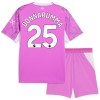 Camisola Manchester City Donnarumma 25 Guarda Redes Criança 2º Equipamento 2026-27 Rosa Manga Curta
