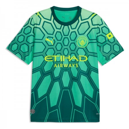 Camisola Manchester City Guarda Redes 1º Equipamento 2026-27 Verde Manga Curta