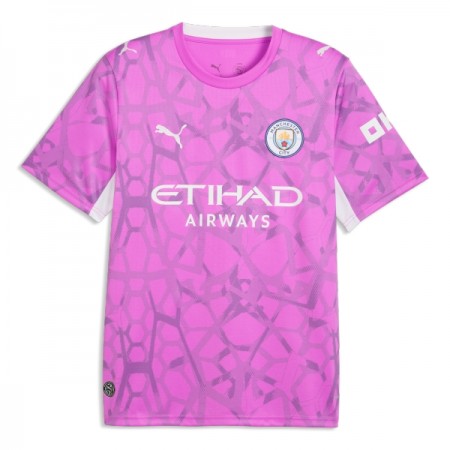 Camisola Manchester City Guarda Redes 2º Equipamento 2026-27 Rosa Manga Curta