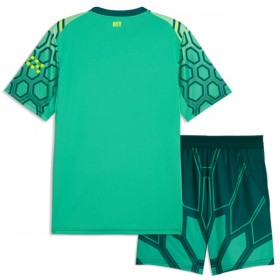 Camisola Manchester City Guarda Redes Criança 1º Equipamento 2026-27 Verde Manga Curta