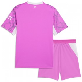 Camisola Manchester City Guarda Redes Criança 2º Equipamento 2026-27 Rosa Manga Curta