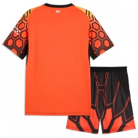 Camisola Manchester City Guarda Redes Criança 3º Equipamento 2026-27 Laranja Manga Curta