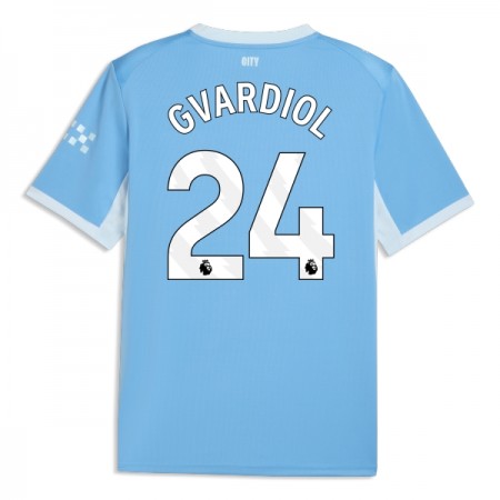 Camisola Manchester City Gvardiol 24 1º Equipamento 2026-27 Manga Curta