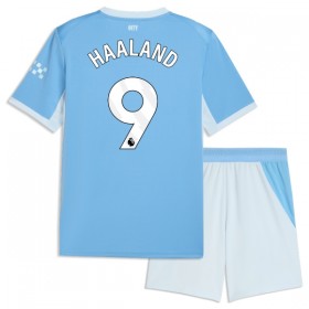 Camisola Manchester City Haaland 9 Criança 1º Equipamento 2026-27 Manga Curta