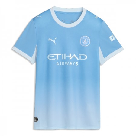 Camisola Manchester City Mulher 1º Equipamento 2026-27 Manga Curta