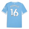 Camisola Manchester City Rodrigo 16 1º Equipamento 2026-27 Manga Curta