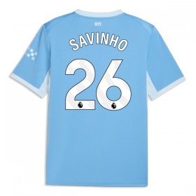 Camisola Manchester City Savinho 26 1º Equipamento 2026-27 Manga Curta