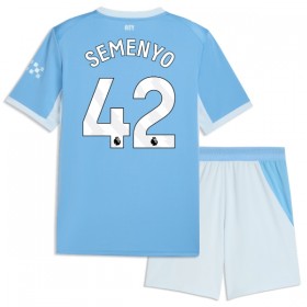 Camisola Manchester City Semenyo 42 Criança 1º Equipamento 2026-27 Manga Curta