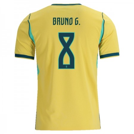 Camisola Brasil Bruno Guimaraes 8 1º Equipamento Mundial 2026 Manga Curta