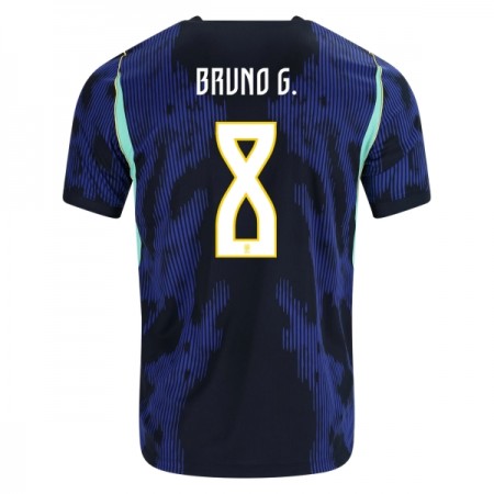 Camisola Brasil Bruno Guimaraes 8 2º Equipamento Mundial 2026 Manga Curta