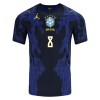 Camisola Brasil Bruno Guimaraes 8 2º Equipamento Mundial 2026 Manga Curta