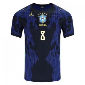 Camisola Brasil Bruno Guimaraes 8 2º Equipamento Mundial 2026 Manga Curta