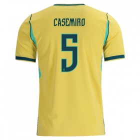 Camisola Brasil Casemiro 5 1º Equipamento Mundial 2026 Manga Curta