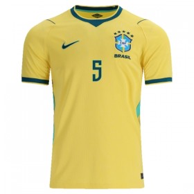 Camisola Brasil Casemiro 5 1º Equipamento Mundial 2026 Manga Curta