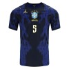 Camisola Brasil Casemiro 5 2º Equipamento Mundial 2026 Manga Curta