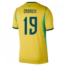 Camisola Brasil Endrick 19 1º Equipamento Mundial 2026 Manga Curta
