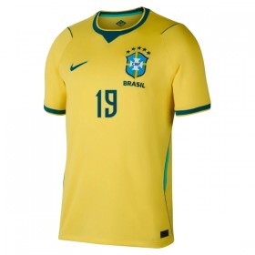 Camisola Brasil Endrick 19 1º Equipamento Mundial 2026 Manga Curta