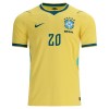 Camisola Brasil Estevao 20 1º Equipamento Mundial 2026 Manga Curta