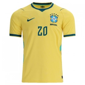 Camisola Brasil Estevao 20 1º Equipamento Mundial 2026 Manga Curta