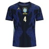 Camisola Brasil Marquinhos 4 2º Equipamento Mundial 2026 Manga Curta