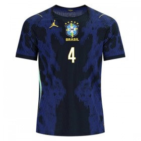 Camisola Brasil Marquinhos 4 2º Equipamento Mundial 2026 Manga Curta