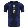 Camisola Brasil Neymar JR 10 2º Equipamento Mundial 2026 Manga Curta
