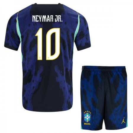 Camisola Brasil Neymar JR 10 Criança 2º Equipamento Mundial 2026 Manga Curta