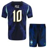 Camisola Brasil Pele 10 Criança 2º Equipamento Mundial 2026 Manga Curta