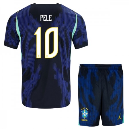 Camisola Brasil Pele 10 Criança 2º Equipamento Mundial 2026 Manga Curta