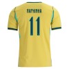 Camisola Brasil Raphinha 11 1º Equipamento Mundial 2026 Manga Curta