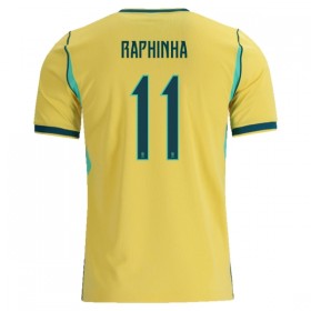 Camisola Brasil Raphinha 11 1º Equipamento Mundial 2026 Manga Curta