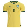 Camisola Brasil Raphinha 11 1º Equipamento Mundial 2026 Manga Curta