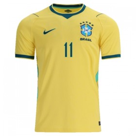 Camisola Brasil Raphinha 11 1º Equipamento Mundial 2026 Manga Curta