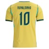 Camisola Brasil Ronaldinho 10 1º Equipamento Mundial 2026 Manga Curta